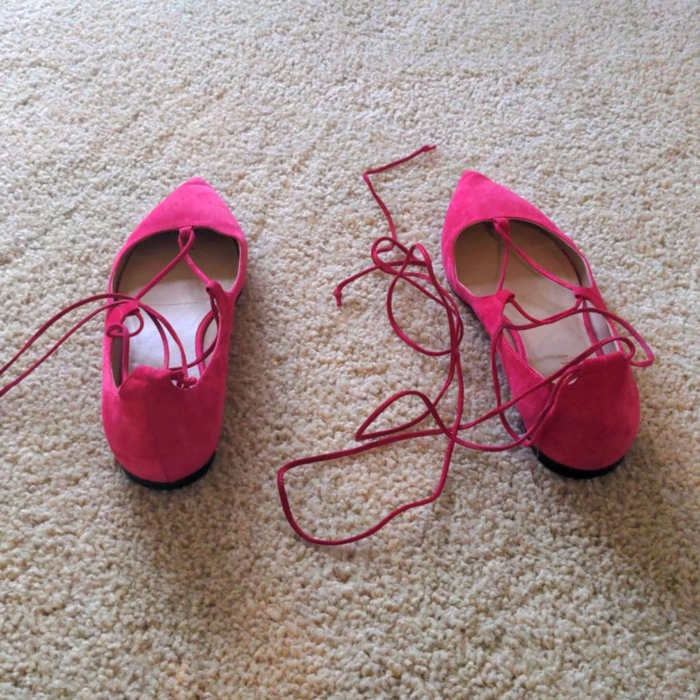 Mgemi Brezza In Suede Raspberry, Size 6 - image 1